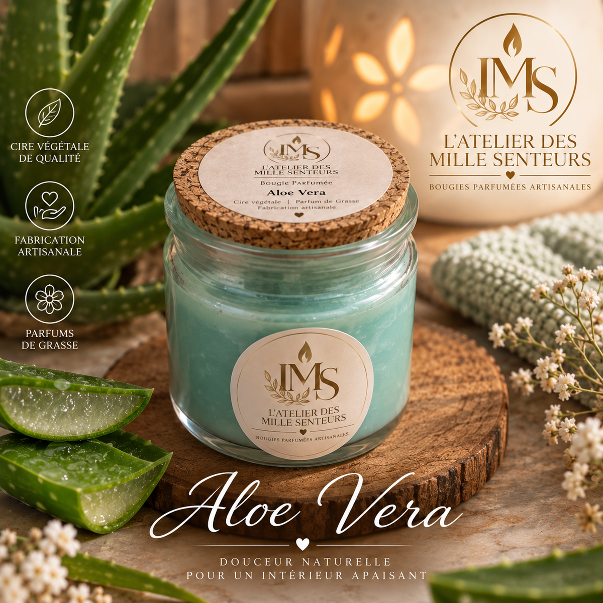 Bougie Aloe Vera