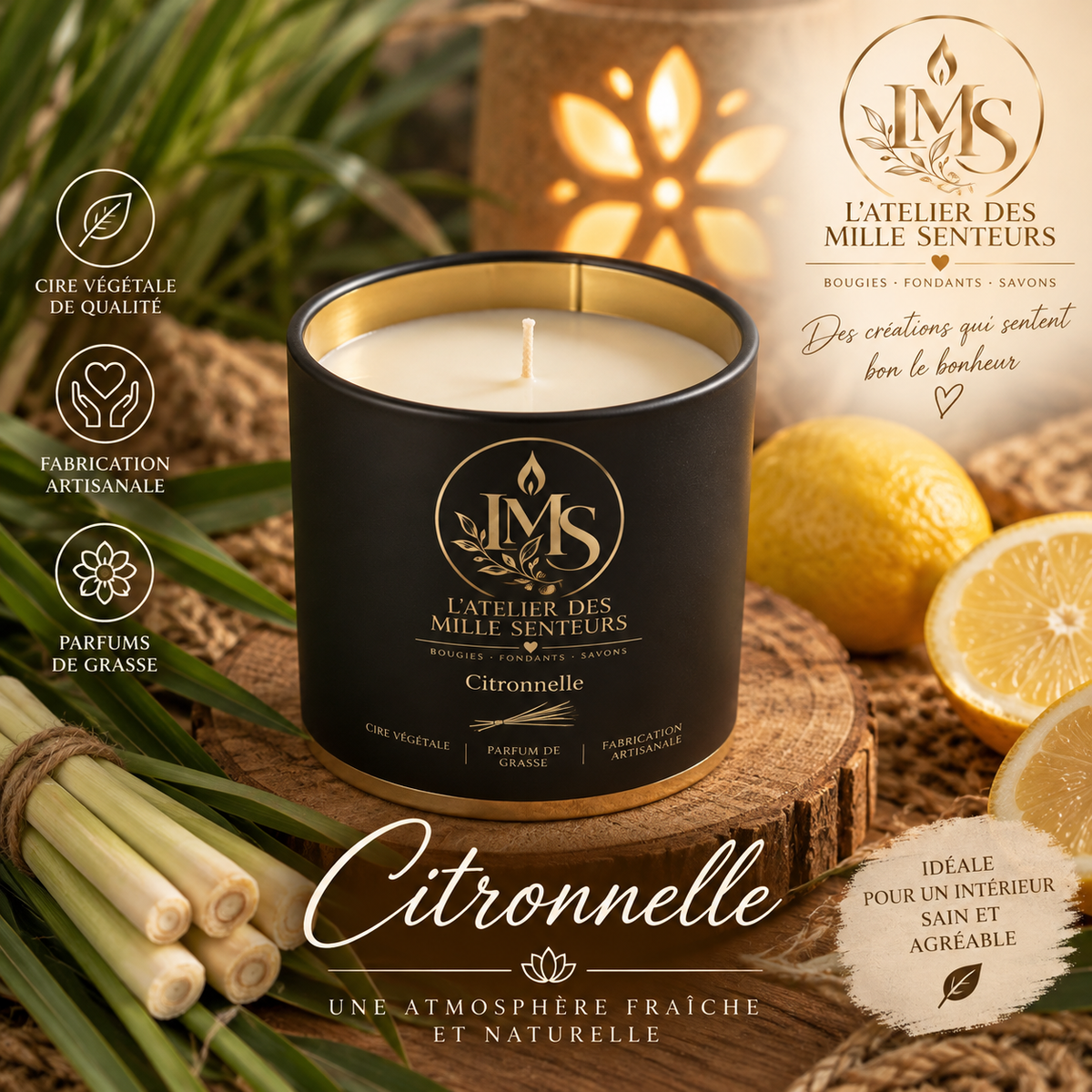 Bougie Citronelle